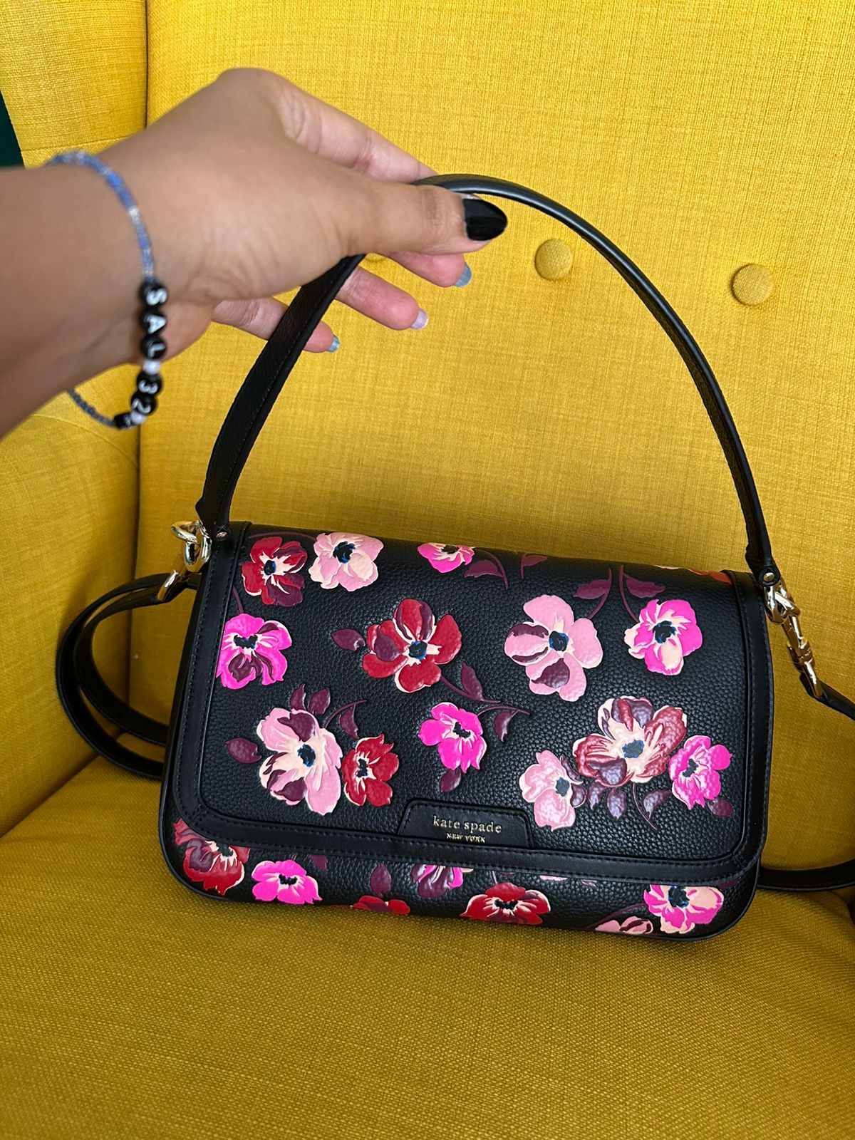 Hudson Fall Poppies Flap Shoulder Bag | Kate Spade New York