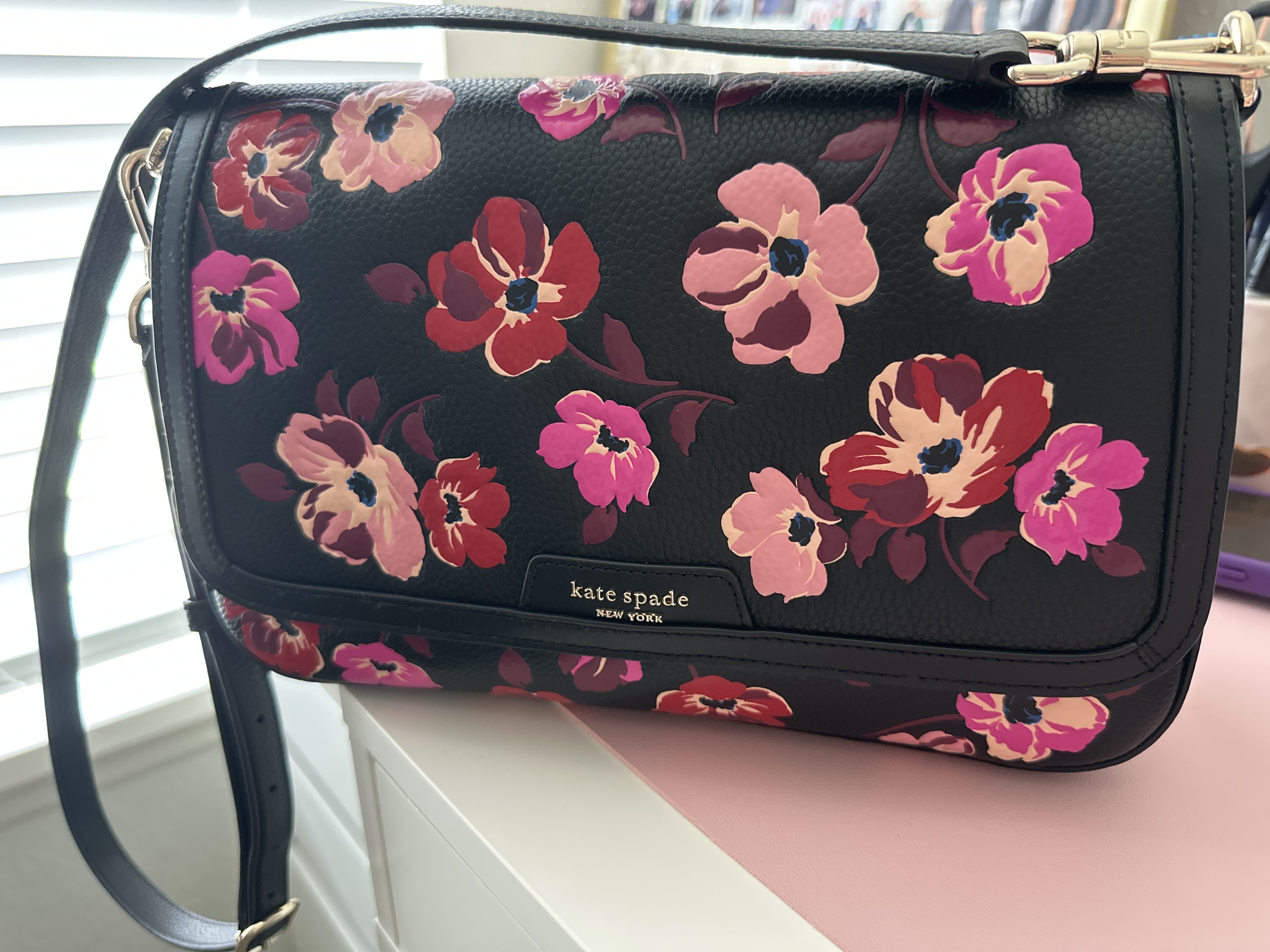 kate spade バッグ Hudson Fall Poppies Flap Shoulder Bag | Kate Spade New York