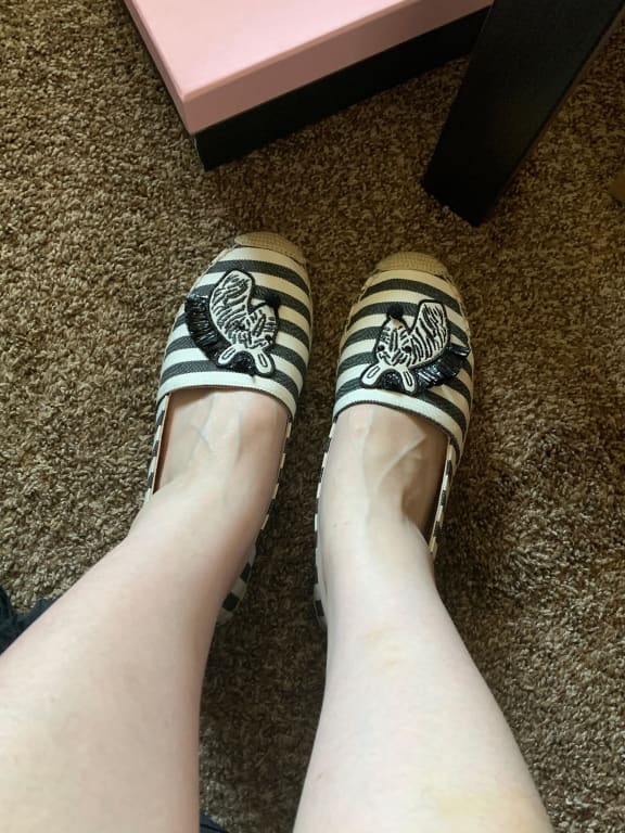 ペ　100 20点　familiar kate spade burber Garden Zebra Espadrilles | Kate Spade New York