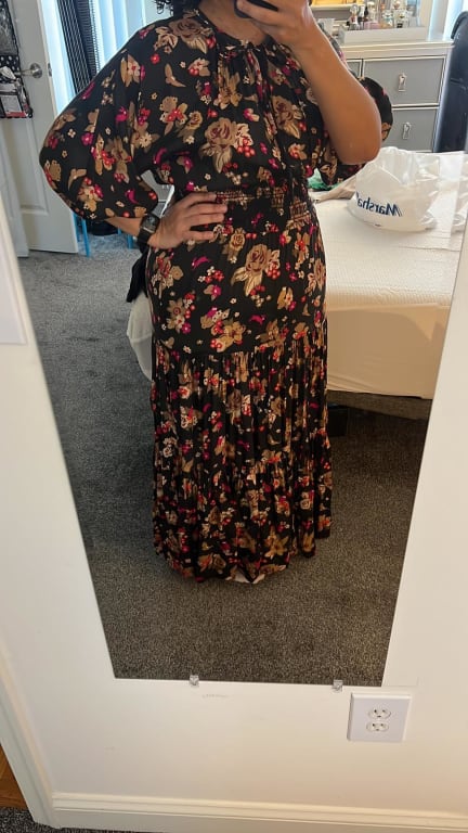 Floral Bouquet Silk Twill Dress | Kate Spade Outlet | Kate Spade