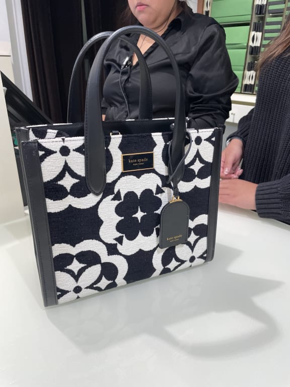 Spade Flower Monogram Manhattan Chenille Small Tote | Kate Spade