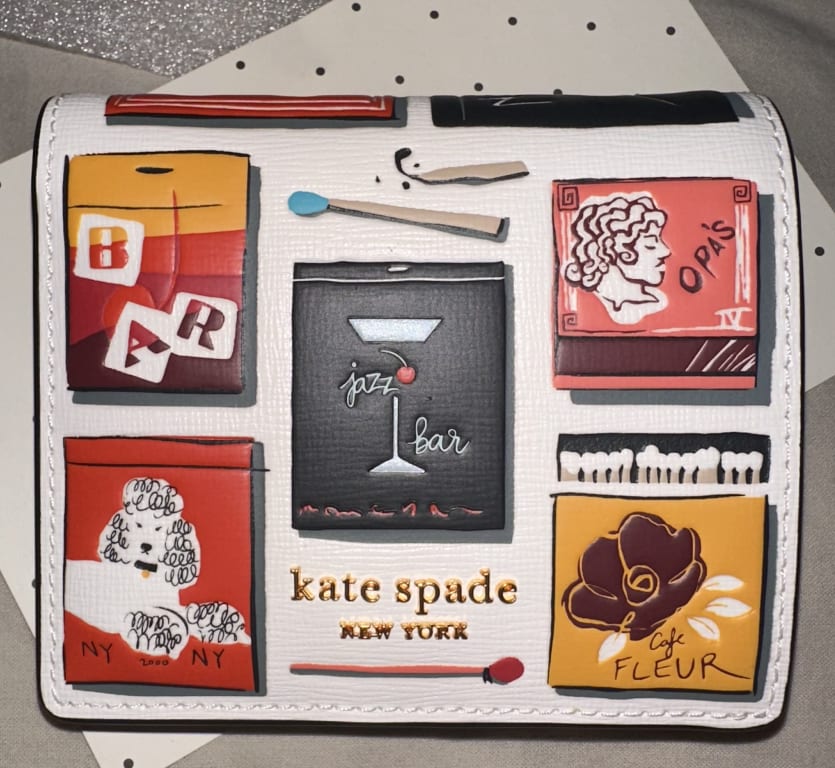kate spade 二つ折り財布 モーガン マッチボックス ウォレット Morgan Matchbox Embossed Small Slim Bifold Wallet | Kate Spade New