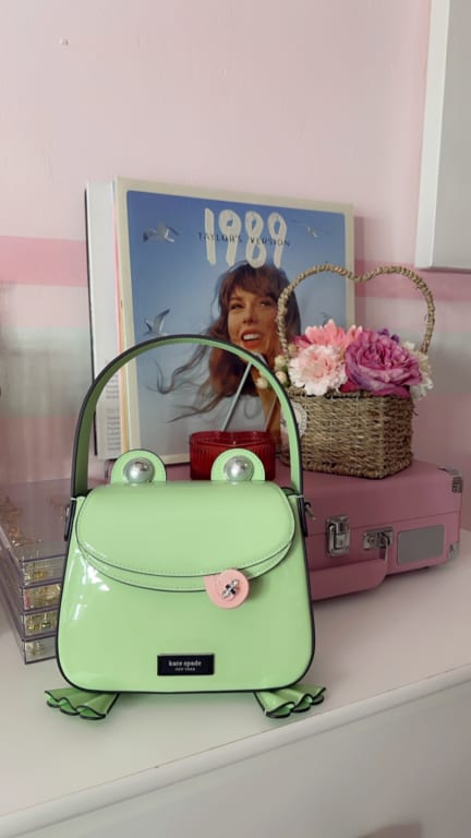 Lily Patent Leather 3 D Frog Hobo Bag | Kate Spade New York