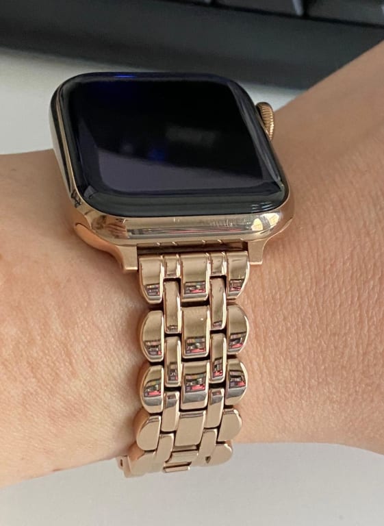 Scallop Link Stainless Steel Bracelet 38/40mm Band For Apple Watch