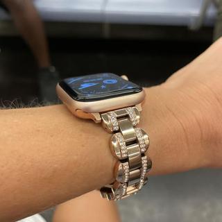 Rose Gold Pavé Scallop Link 38/40 Mm Band For Apple Watch® | Kate