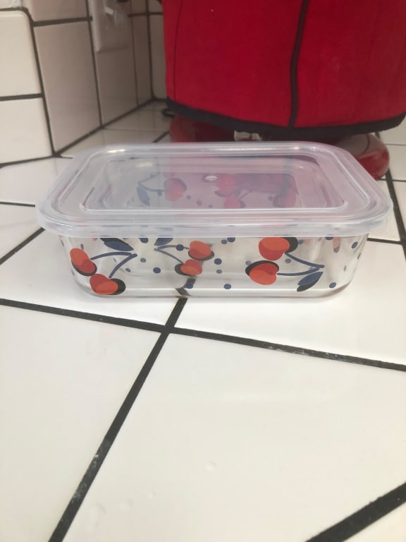 保存容器・ケース Kate Vintage Cherry Dot Rectangular Food Storage Set | Kate Spade