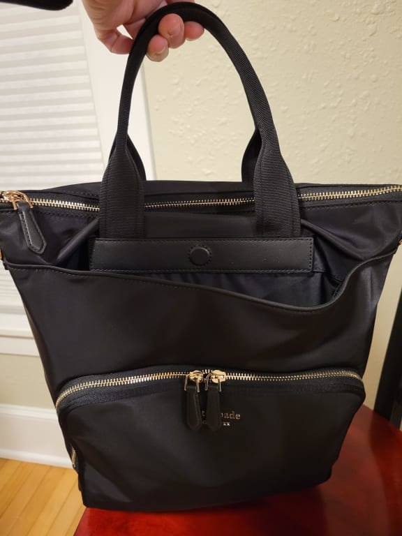 The Little Better Sam Nylon Convertible Backpack | Kate  display picture 1