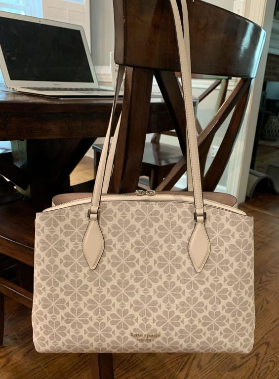 Spade Flower Coated Canvas Zeezee Large Work Tote | Kate Spade New