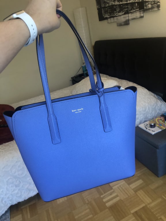 Kate spade newyork margaux マルゴー　キャンバス　牛革 Kate Spade New York Margaux Canvas Stripe Medium Satchel | Brixton