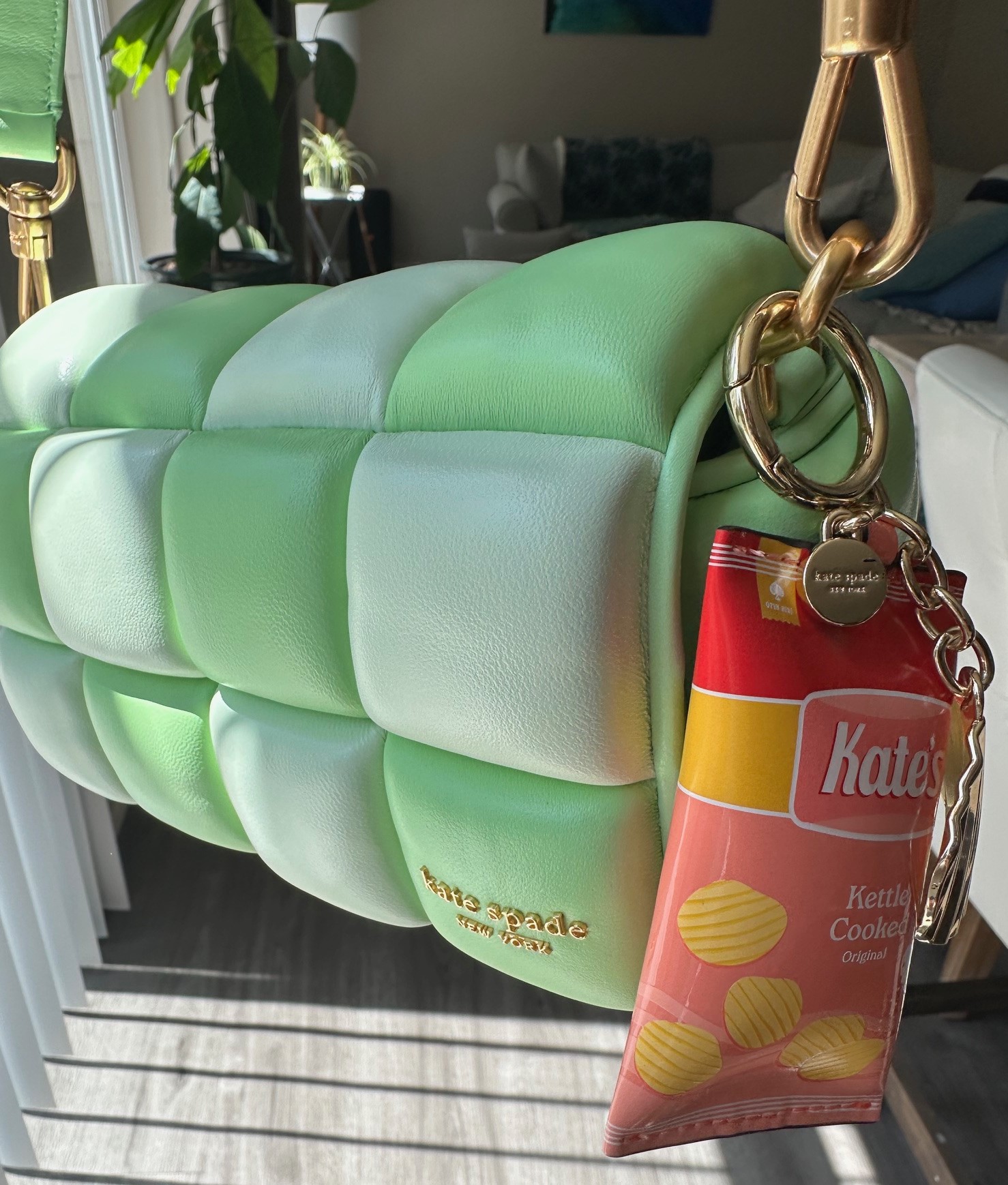 Snack Time Patent Bag Charm | Kate Spade New York