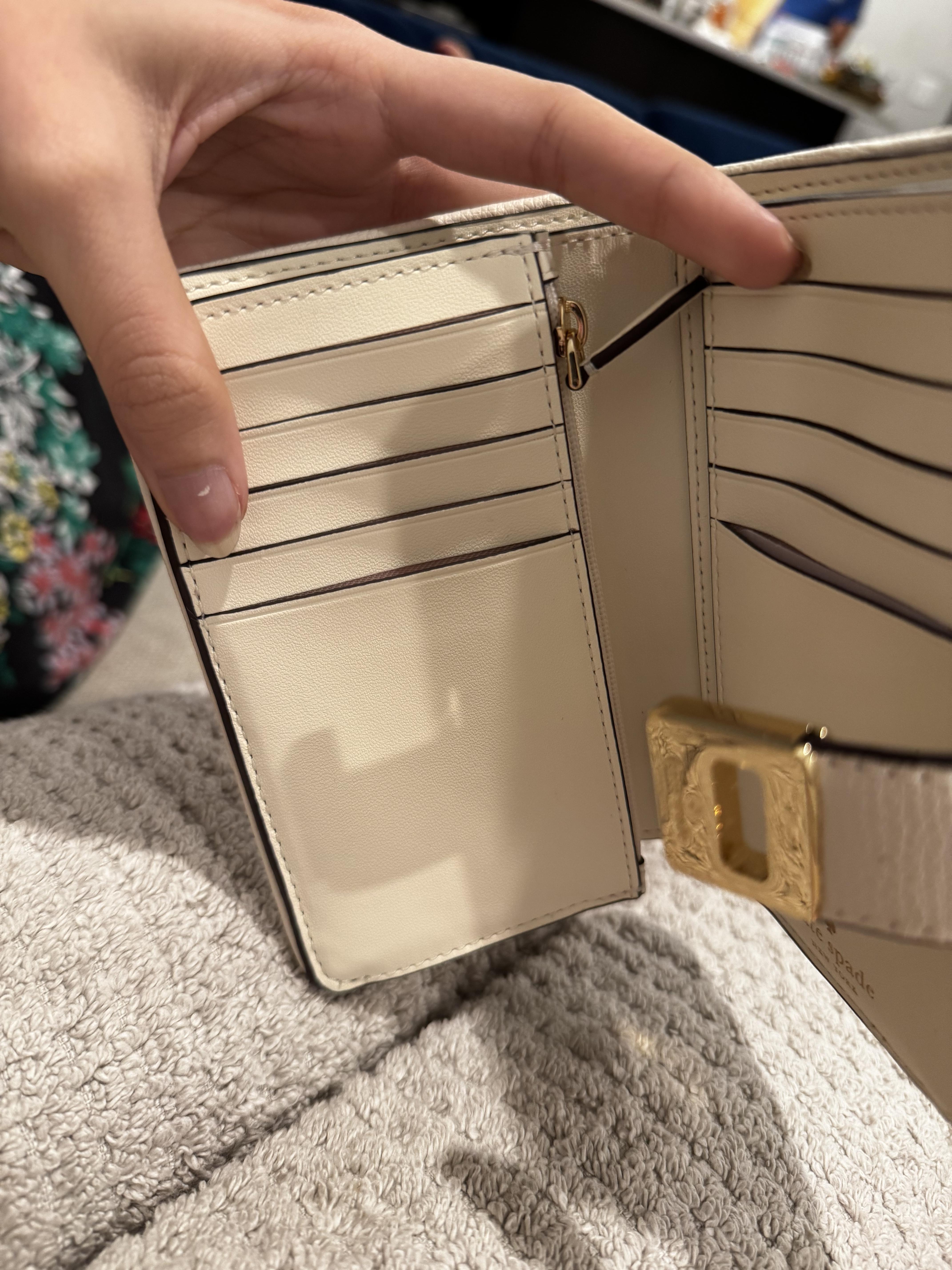 Phoebe Straw Turnlock Medium Wallet | Kate Spade New York