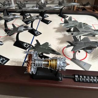Motorized Aircraft Turbofan Engine Display