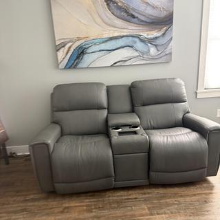 APOLLO Apollo Power Reclining Sofa w/ Console Headrest & Lumbar