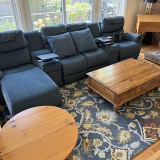 Trouper Power Armless Recliner w/ Headrest & Lumbar | La-Z-Boy