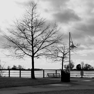 Monochrome landscape sample