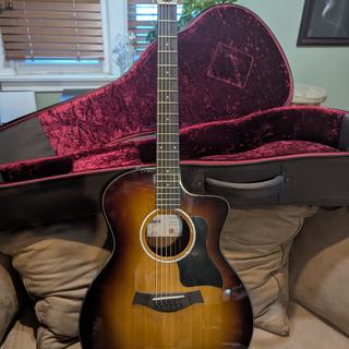 214ce-K SB Plus Hawaiian Koa Acoustic-Electric Guitar | Taylor Guitars