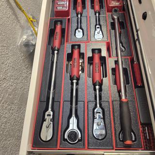 1/2 in. Drive Professional Long-Reach Flex-Head Ratchet with