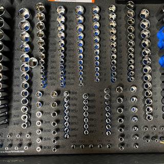 1/4 in. Drive SAE and Metric Modular General Service Socket Set