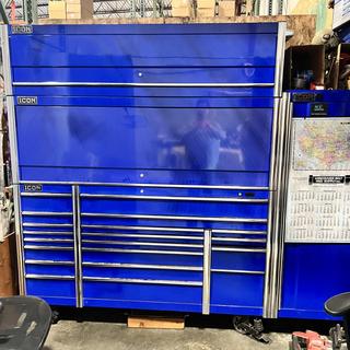 73 in. Professional Overhead Cabinet - Blue 73 in. Professional Overhead Cabinet - Blue