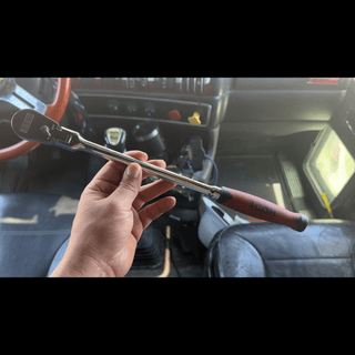 1/2 in. Drive Professional Long-Reach Flex-Head Ratchet with