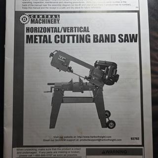k ★2 Metal Band Saw - Horizontal/Vertical Metal Band Saw
