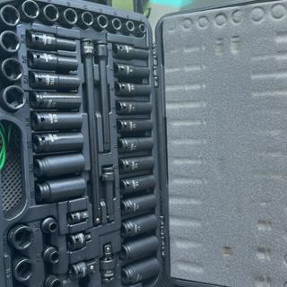 Impact Wrench Nuts 1/2 Inch 1/2 Inch Impact Wrench Nut Set, 35-Piece Socket Set Impact Socket Set, Long Sizes: 10-32 Mm, Short Sizes: 8-32 Mm, Hex Socket Set - View #3