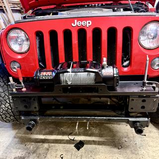 12,000 lb. Truck/SUV Winch with Wire Rope