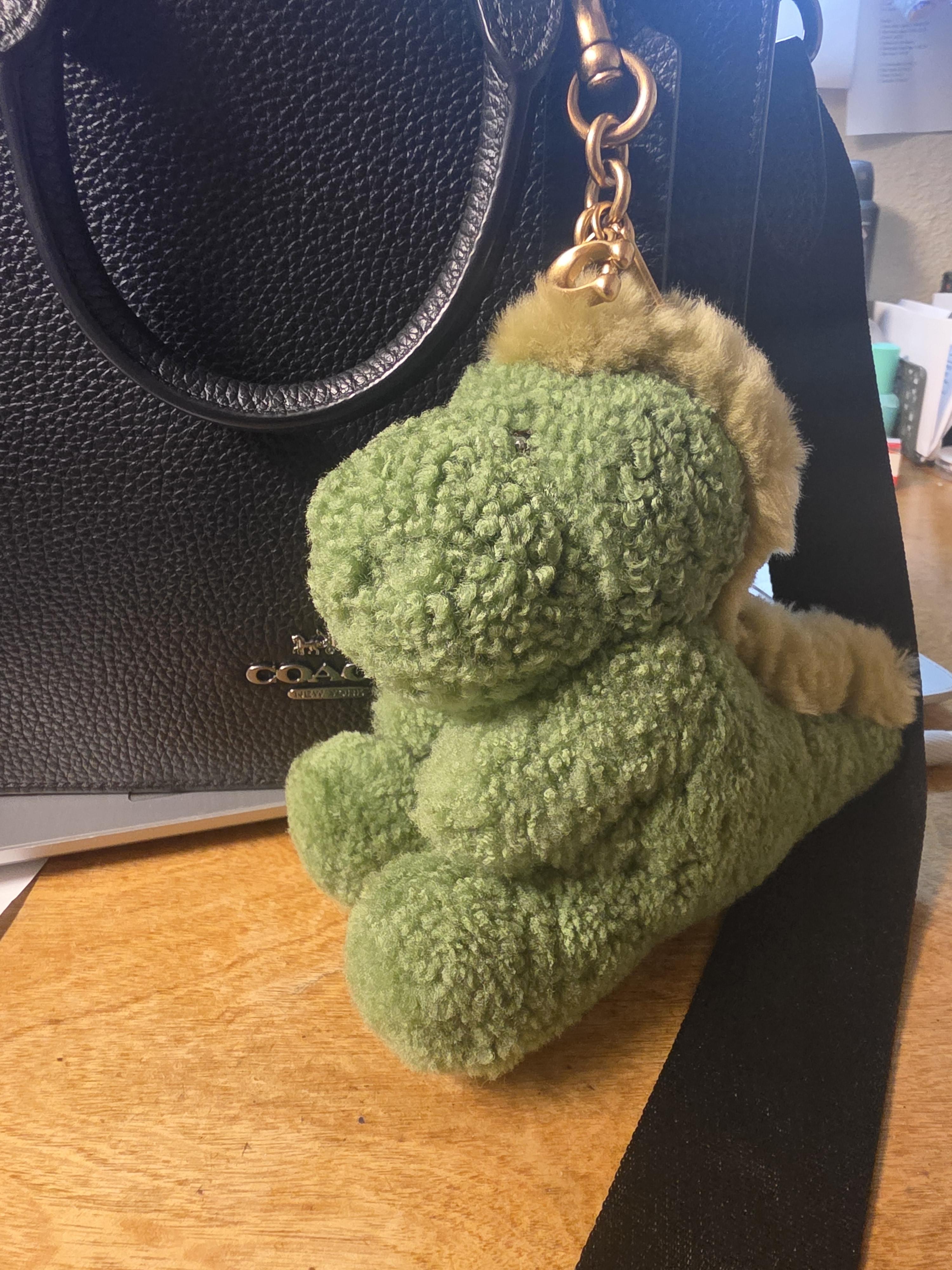 Little Rexy Bag Charm In Shearling | Coach Australia