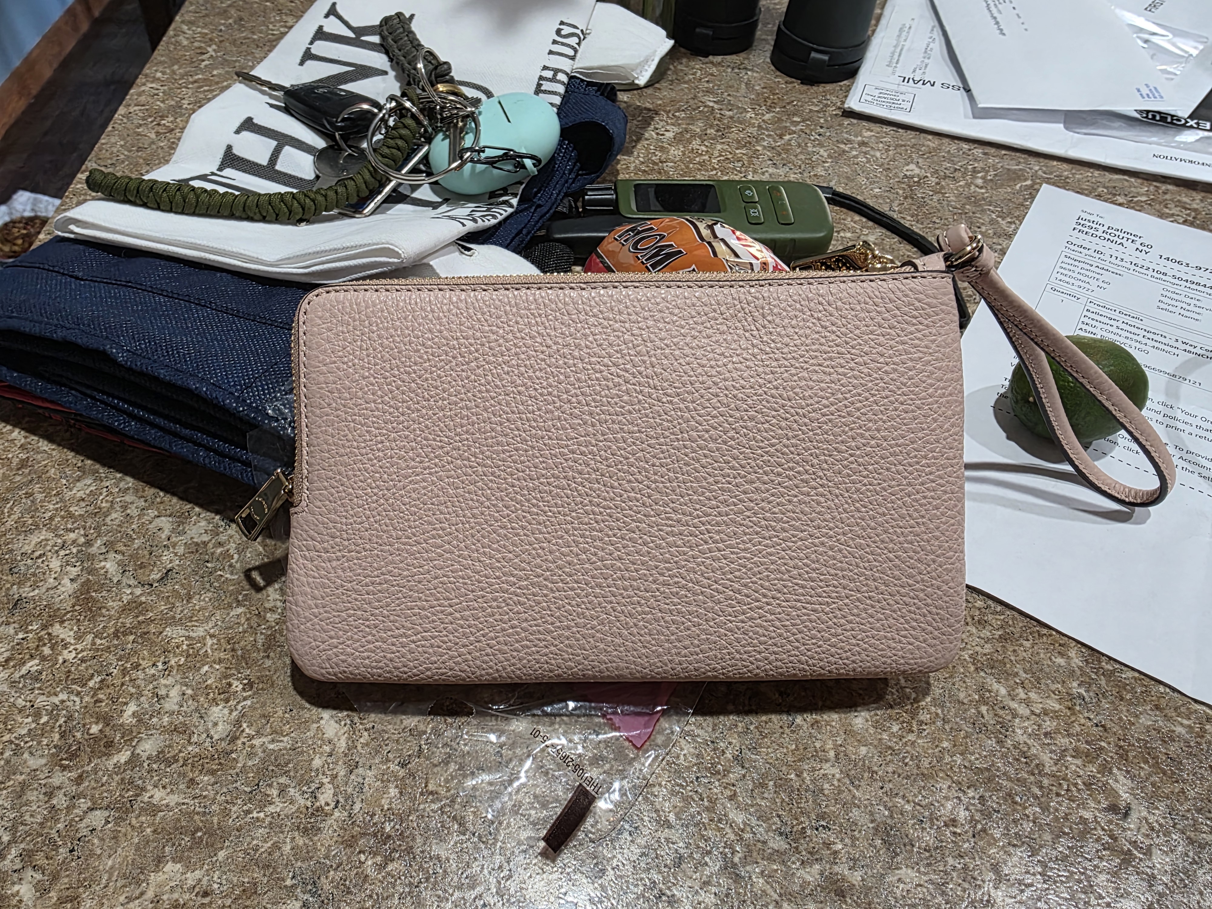 Double Zip Wallet In Signature Canvas | Coach Australia