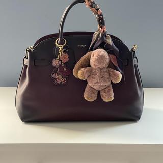 Floppy Bag Charm In Shearling | Coach Australia