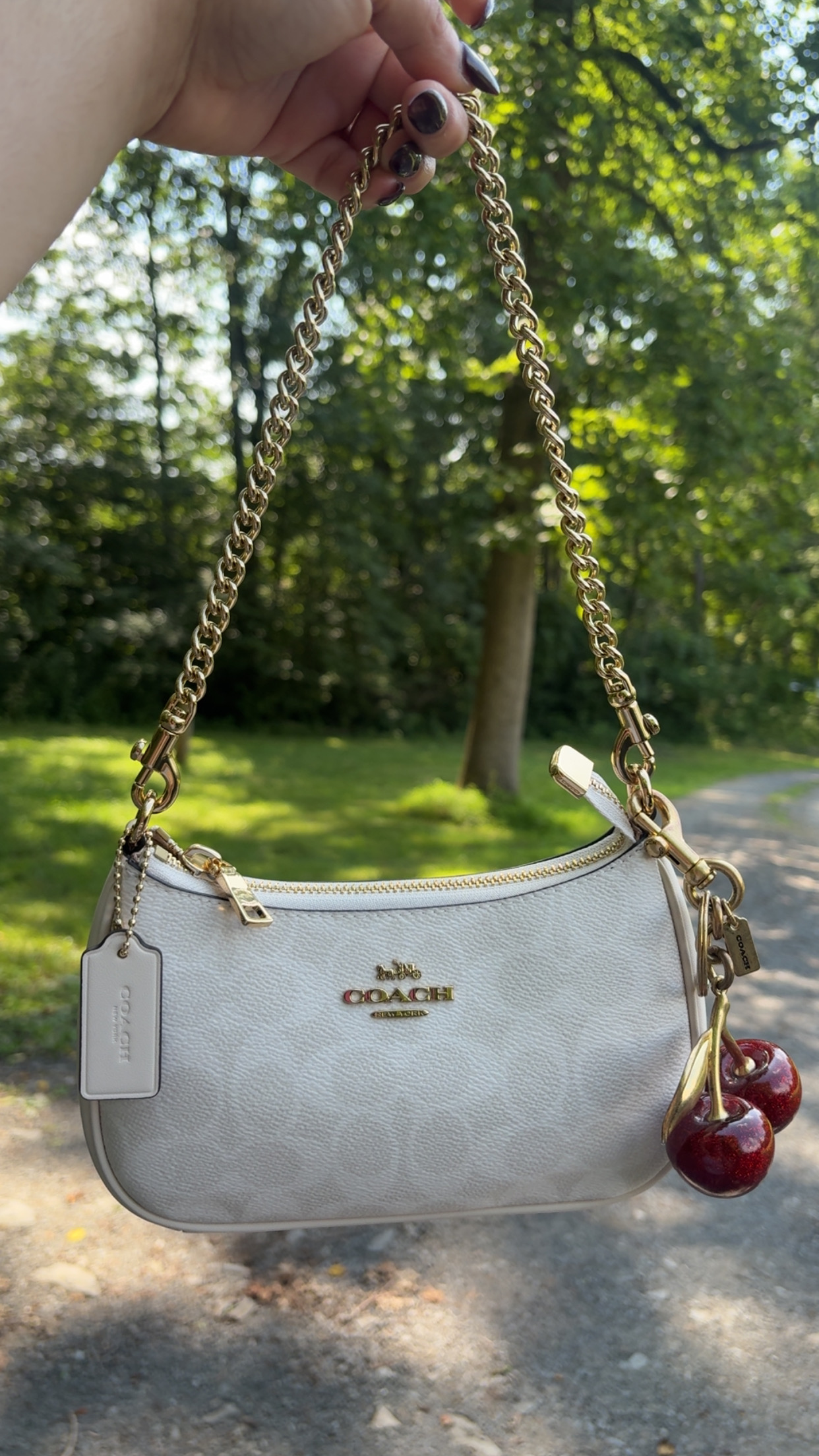 Teri Mini Crossbody Bag With Cherry Print | Coach Australia