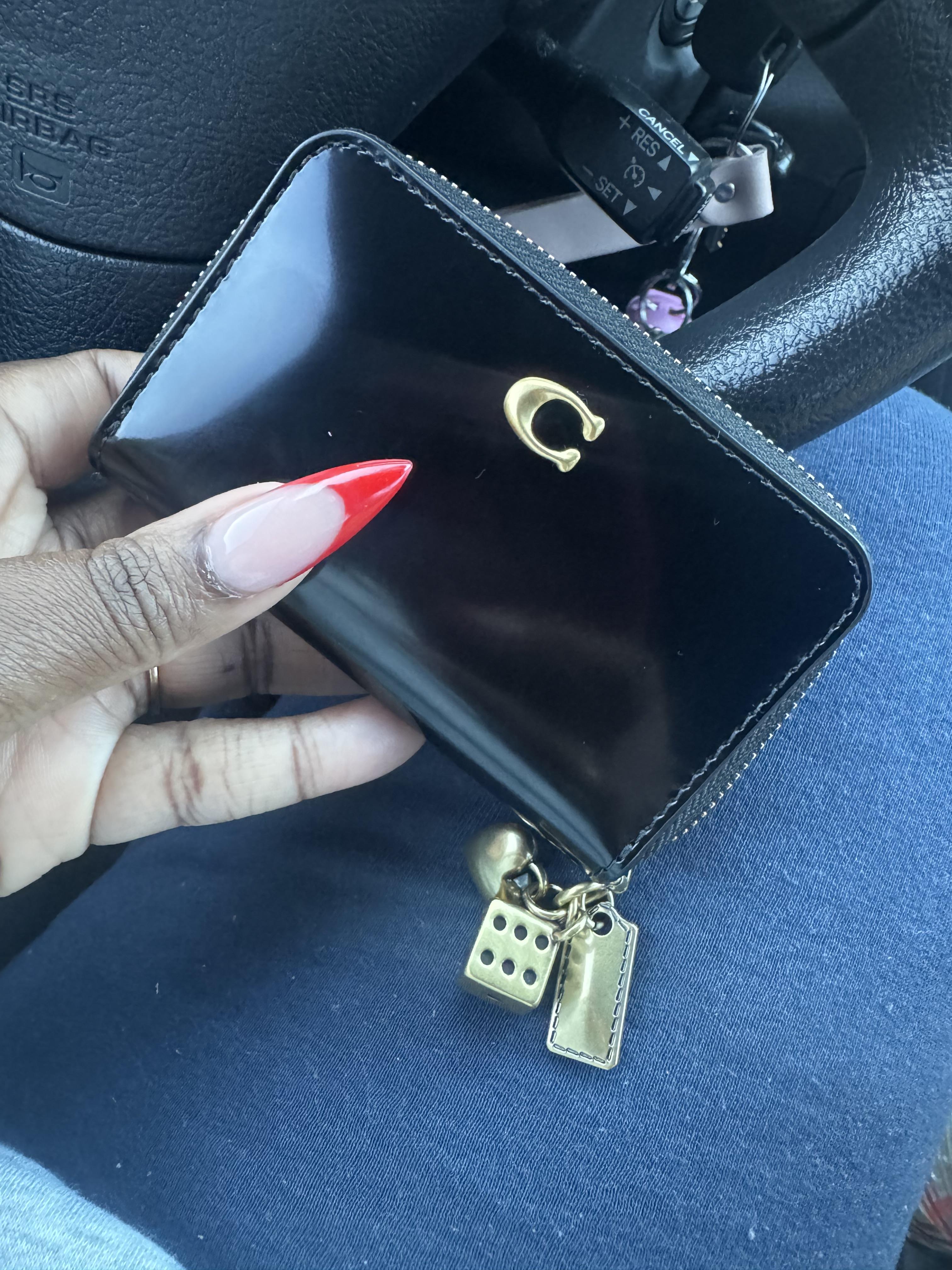 Essential Small Zip Around Wallet With Charms | Coach Australia