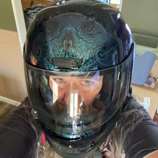 Icon Airform Chantilly Opal Helmet (XS and LG) - Cycle Gear