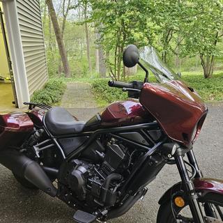 Puig High-Road Touring Screen Honda Rebel 1100T 2023-2026 - Cycle Gear