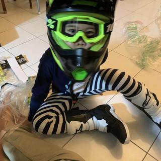 Occhiali Da Motocross/radsportbrille Strata Mini Unisex - Protezione UV, Taglia Universale Bambini
