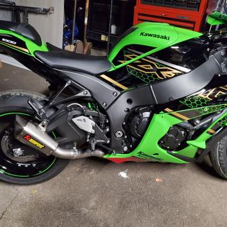 Akrapovic Slip-On Exhaust Kawasaki ZX10R 2016-2020 - Cycle Gear