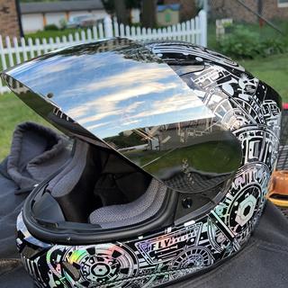 fly fs patriot motorcycle helmet Racing Street Revolt Liberator providing clear vision in various weather conditions Fly Racing Street Revolt FS