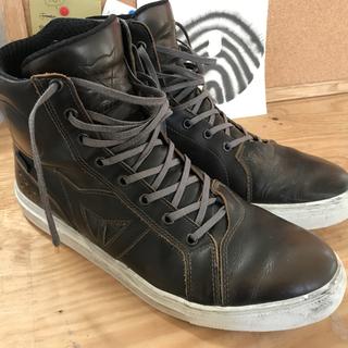 Dainese（ダイネーゼ）STREET ROCKER D-AWP SHOES Dainese Street Biker D-WP Shoes Black Anthracite + Free