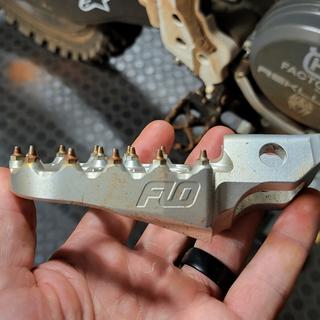 thumbnail image 2 of Flo Motorsports Series 3.0 Footpegs – Aluminum, Fits Honda CRF50/70/110/150/230 & Kawasaki KLX110 2 of 3