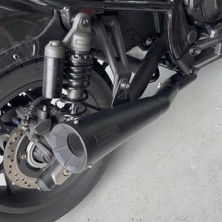 パーツ VANCE&HINES Upsweep Rebel 1100 48425 REBEL 1100 UPSWEEP SLIP-ON - Vance & Hines