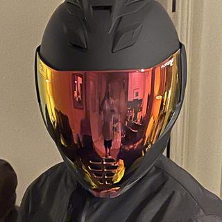 icon airflite red visor