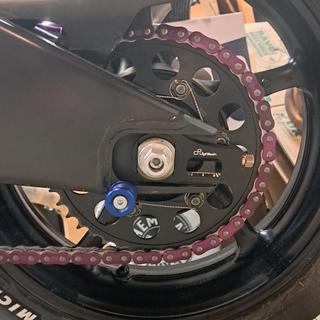 アキチー！ LighTech Chain Adjusters Kawasaki ZX6R / ZX636 - Cycle Gear