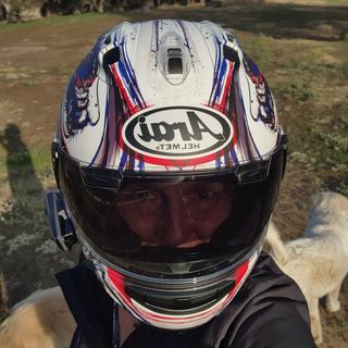arai corsair x kiyonari torico helmet Arai Corsair-X Kiyonari Trico Helmet - Snell 2020 (2XL)