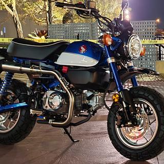 Vance & Hines Hi-Output Slip-On Brushed Honda Monkey Z125 2019