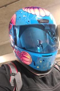 app kids wearing a motorcycle helmet Got him a helmet , #reels #viral #funny #baby #wholesome
