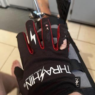 Thrashin Supply Covert V2 Men's Textile Motorcycle Gloves - Black, Knuckle Protection, Size XL - View #3