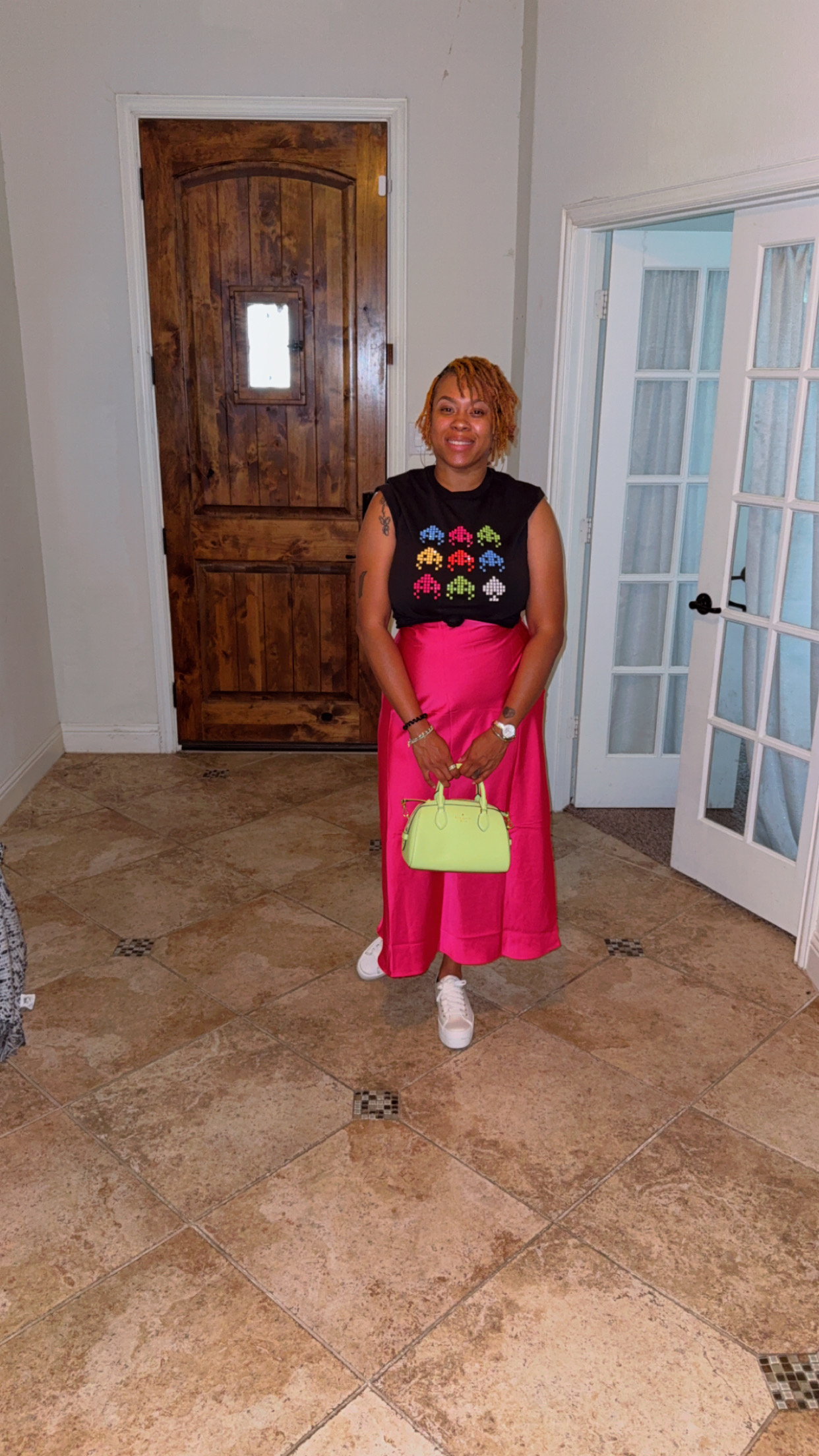 Space Invaders X Kate Spade New York Embellished Tee | Kate