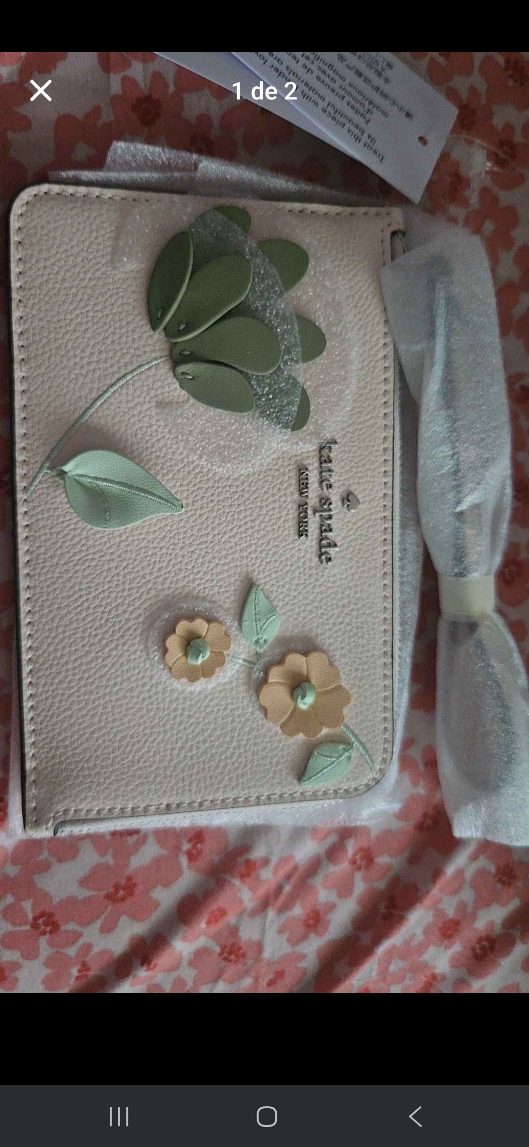 kate spade 花と蝶カードホルダー Lucy Floral Small Card Holder Wristlet | Kate Spade Outlet