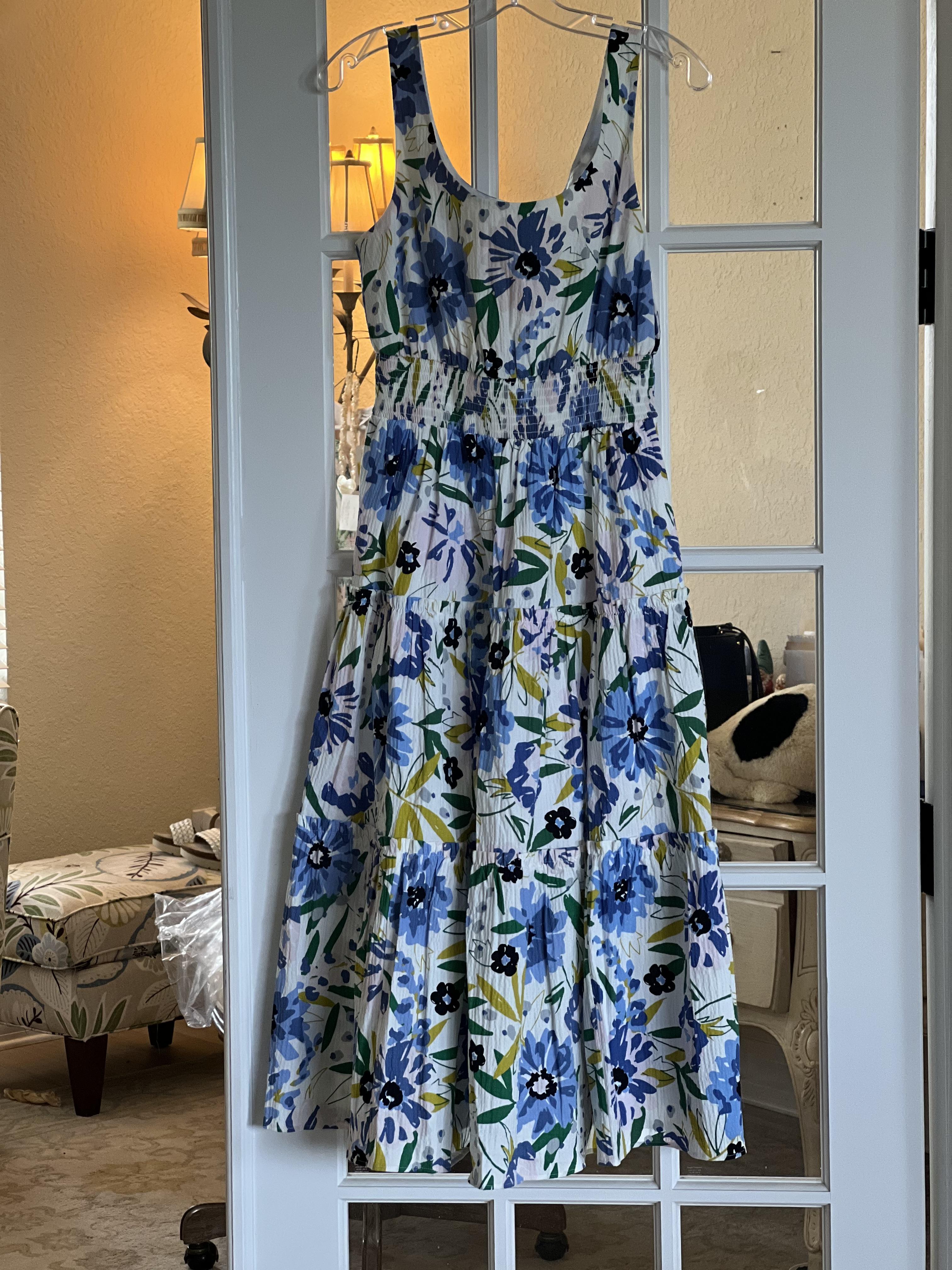 Festive Floral Tiered Dress | Kate Spade Outlet
