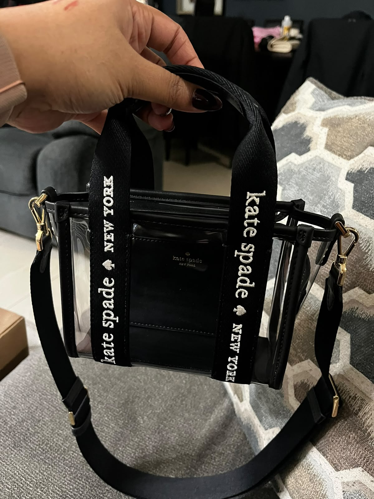 Kip Canvas Mini Tote Bag | Kate Spade Outlet